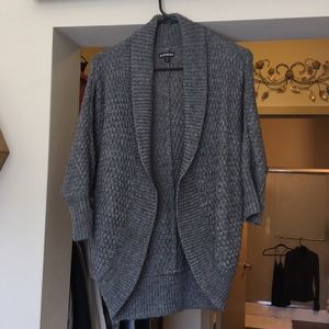 Express -Dolman sleeve Cable knit cardigan